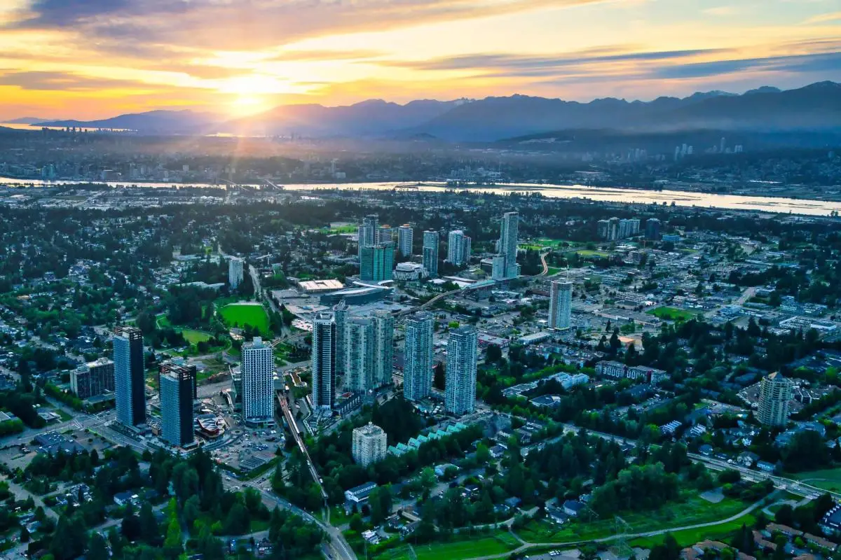 HVAC in Surrey - Surrey, BC aerial view